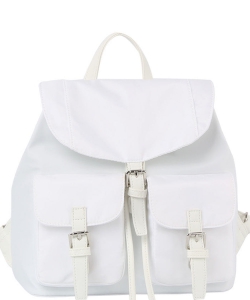Crossbody Convertible Utility Backpack ME-0004-M WHITE